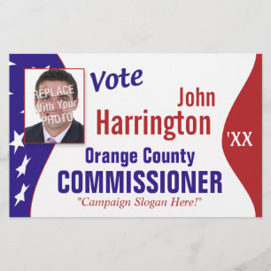Volante de campaña política