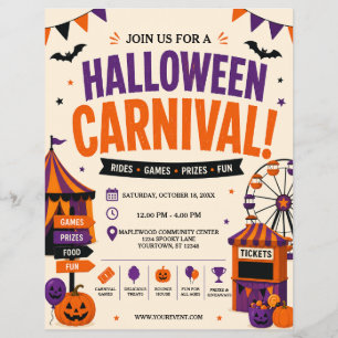 Volante de Carnaval de Halloween