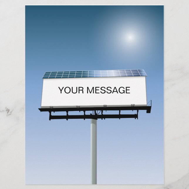 Volante de cartón con energía solar (Frente)