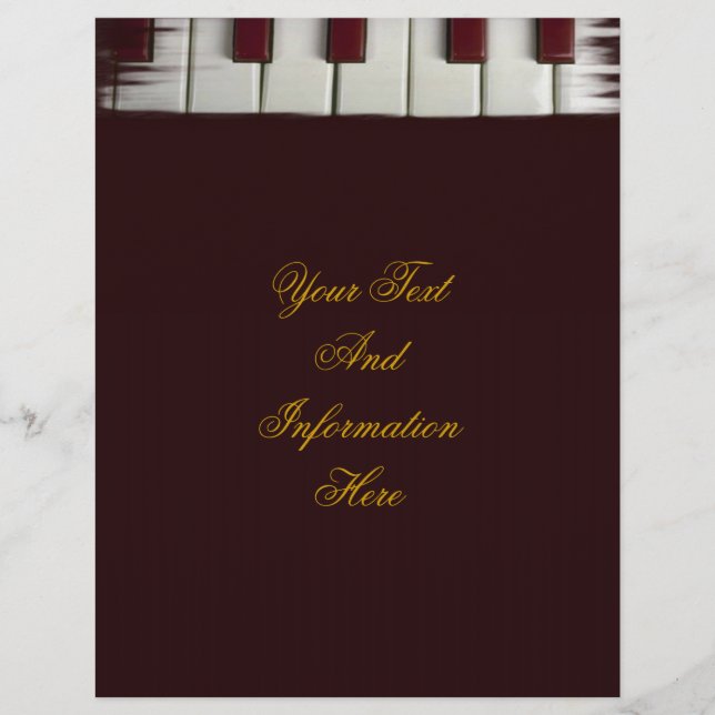 Volante de claves de piano (Frente)