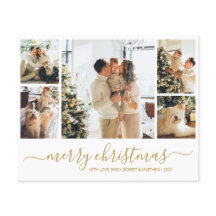 Volante de Collage de Fotos Navideñas con Presupue