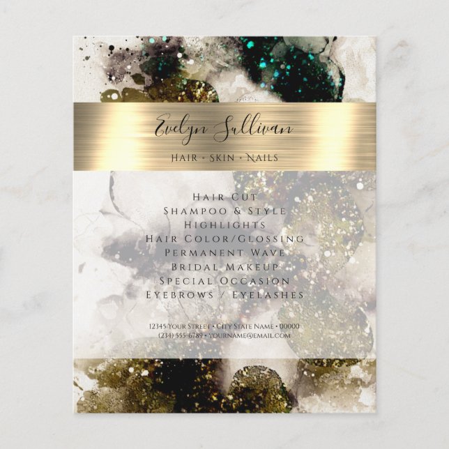 Volante de color verde esmeralda oliva (Frente)