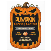 Volante de Concurso de Calabaza Tallada