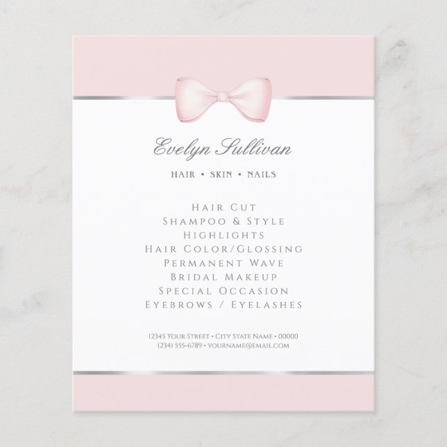 Volante de coqueta rosa (Frente)