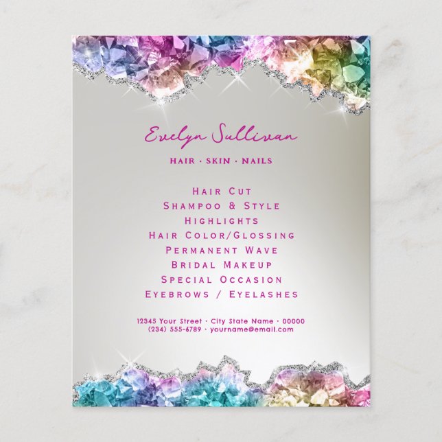 Volante de cristales irlandeses (Frente)