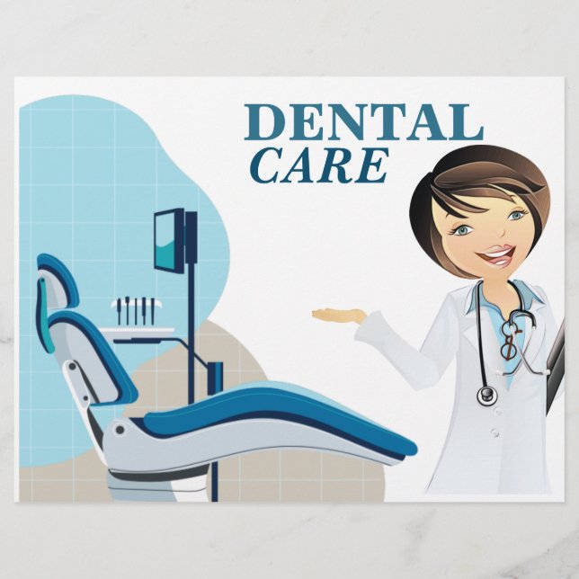 Volante de cuidado dental  (Frente)