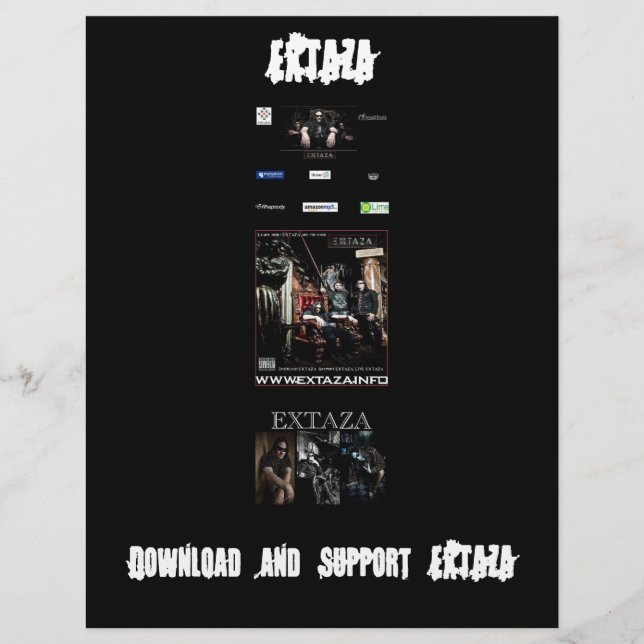 Volante de descarga EXTAZA (Frente)