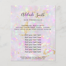 volante de diseño mineral opal