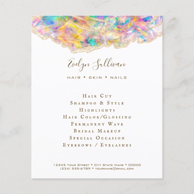 volante de diseño opal (Frente)