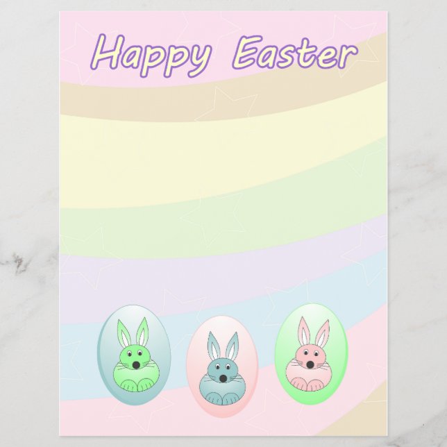 Volante de Easter Bunnies (Frente)