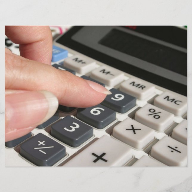 Volante de empresa de contabilidad (Frente)