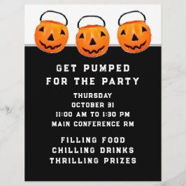 Volante de evento de Halloween de la empresa