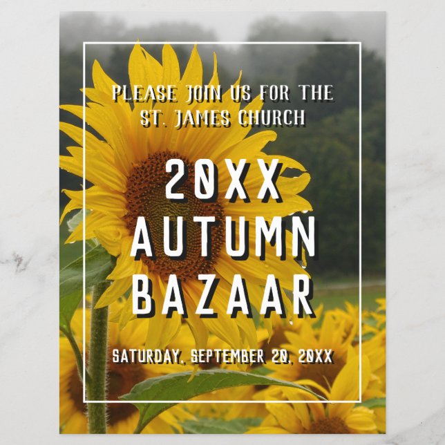 Volante de evento fotográfico personalizado (Atrás)