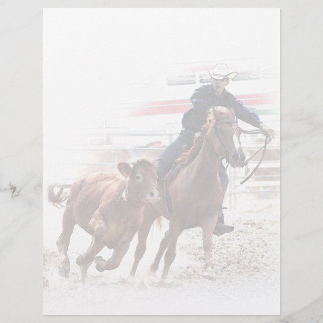 Volante de eventos de rodeo o de equitación occide (Frente)