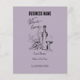 Volante de eventos de vino para todas las ocasione