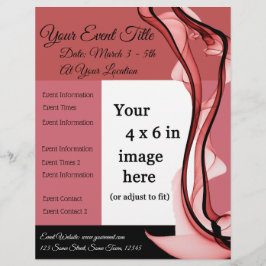 Volante de eventos multipropósito de vino rojo