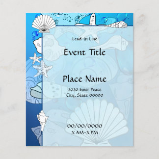 Volante de eventos pequeños de Ocean Seasheles