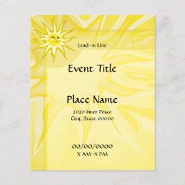 Volante de eventos pequeños Sunshine Summer
