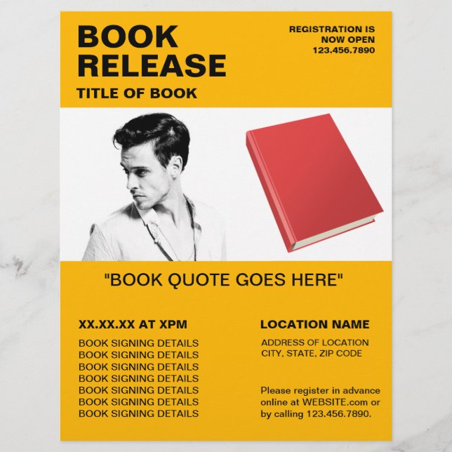 Volante de firma y lanzamiento de libros - Colecci (Frente)