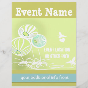 Volante de flores y abejas