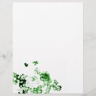 Volante de flores y mariposas