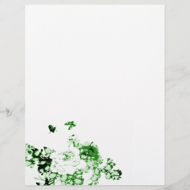 Volante de flores y mariposas (Frente)