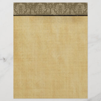 Volante de fondo de papel de borde de damasco de é