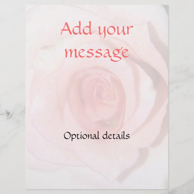 Volante de fondo Rosa (Frente)