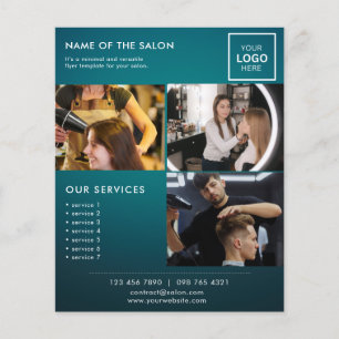 Volante de Foto de Marketing Minimalista para Saló