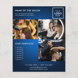 Volante de Foto de Marketing Minimalista para Saló