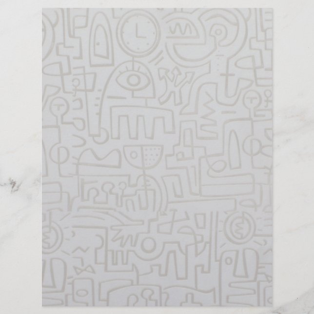 Volante de graffiti abstracto (Frente)