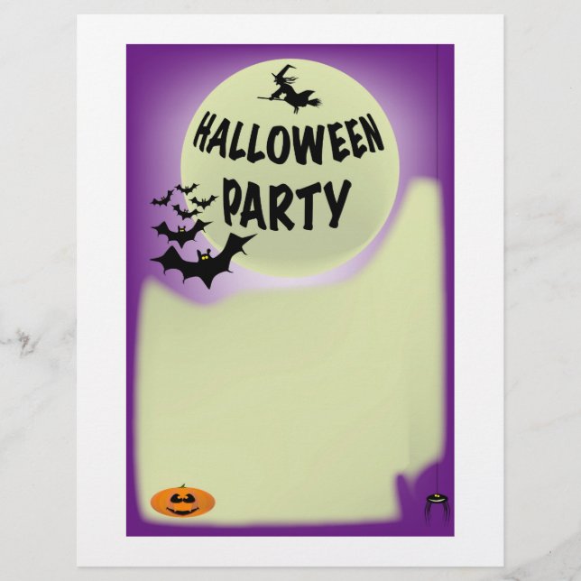 Volante de Halloween. (Frente)