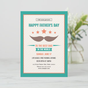 Volante de Invitación al Evento del Día del Padre