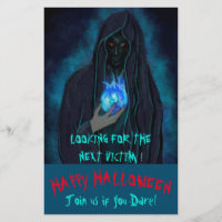 Volante de invitaciones para fiesta de Halloween o