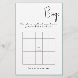 Volante de juego Bingo Shower