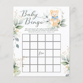 Volante de juegos de Bingo/Traits de Baby Shower B