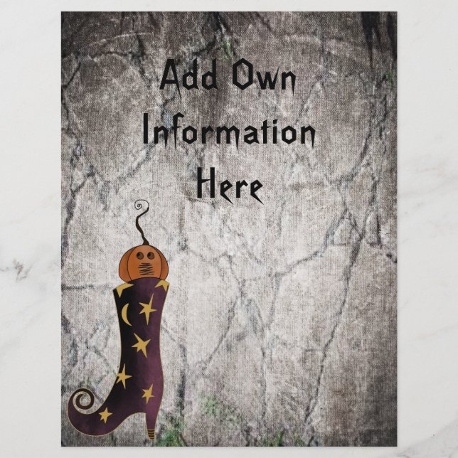 Volante de la fiesta de Halloween (Frente)