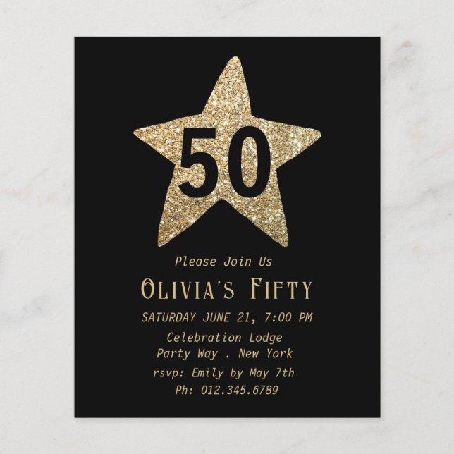 Volante de la Fiesta de los 50 Años de la Estrella (Frente)