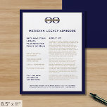 Volante de la firma de abogados<br><div class="desc">Eleva la imagen de tu bufete de abogados con nuestro Letrero. Este folleto de diseño profesional presenta una sofisticada disposición tipográfica en azul marino y oro, personalizable con el logotipo de su empresa. Hacer una impresión duradera con la tipografía clásica que transmite confianza y fiabilidad. Perfecto para profesionales legales que...</div>