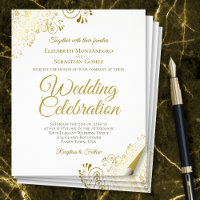 Volante de la invitación a la boda de la boda de l