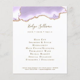 volante de lavanda de agate púrpura