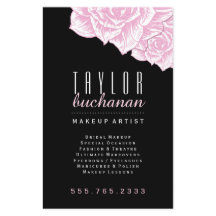 Volante de marketing de maquillaje artístico