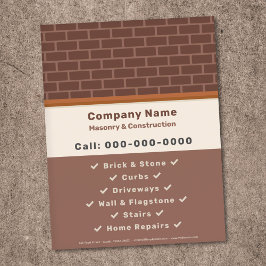 Volante de Masonería y Construcción