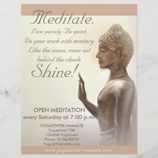 Volante de meditación