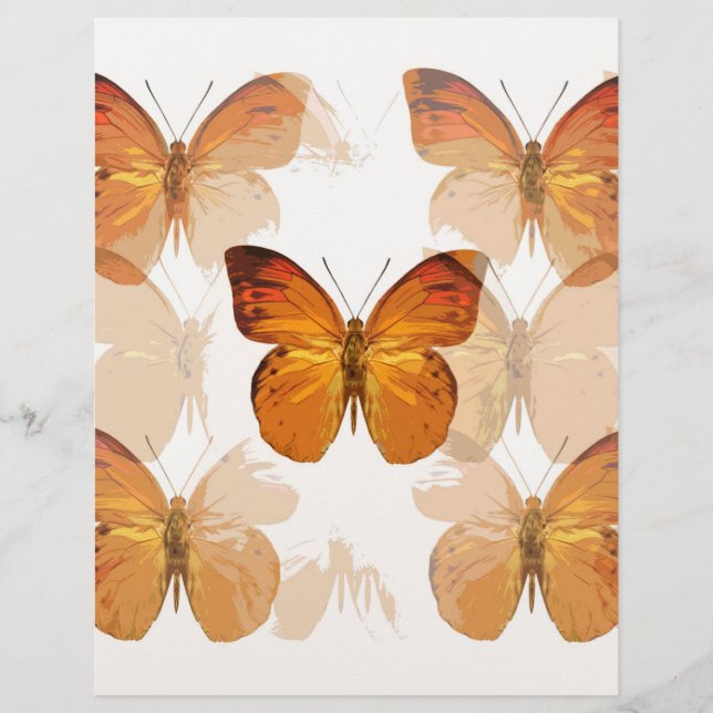 Volante de moscas mariposas (Frente)