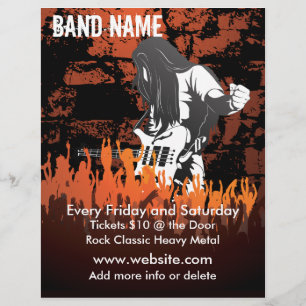 Volante de música de conciertos de banda