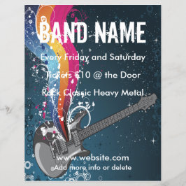 Volante de música de guitarra