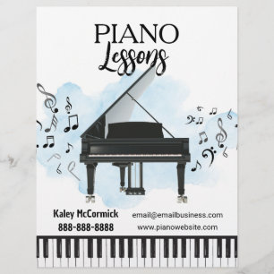 Volante de música Piano Lessons