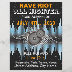 Volante de música Rave Riot