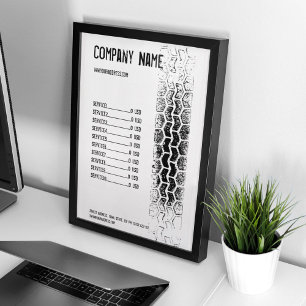 Volante de Negocios Automotrices con Diseño de Hue